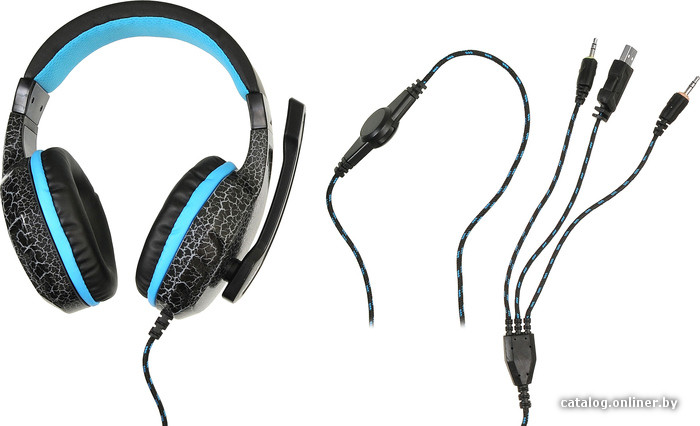 Наушники Oklick HS-L400G Zeus Blue