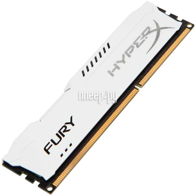 DDR4 16GB PC-21300 2666MHz Kingston HyperX Fury White (HX426C16FW/16) CL16 1.2V RTL