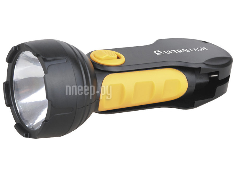 Фонарь UltraFlash LED3828 Black-Yellow 10922