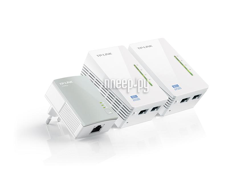 Сетевой Powerline-адаптер TP-Link TL-WPA4220T KIT RTL