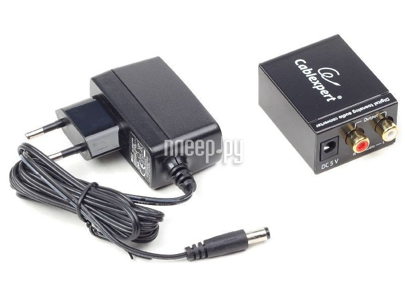 Конвертер Gembird DSC-OPT-RCA-001 (адаптер RCA/TOSLINK (1 x RCA (Coaxial), 1 x Toslink - 2 x RCA (L/R))