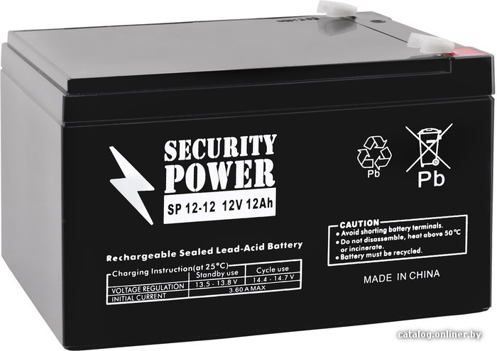 UPS Аккумулятор Security Power SP 12-12 12V/12Ah