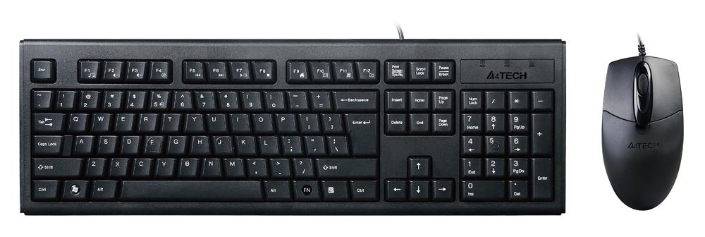 Клавиатура + мышь A4-Tech KRS-8372 USB Black
