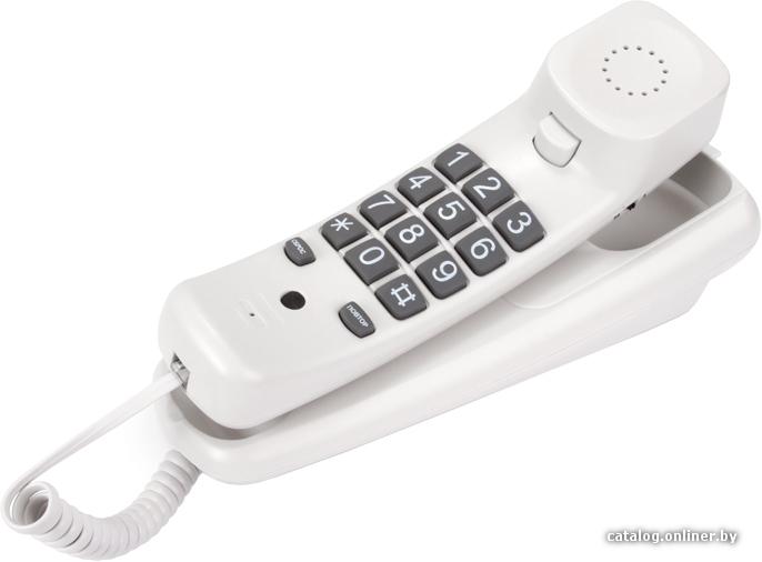 Телефон проводной teXet TX-219 Light Grey RTL
