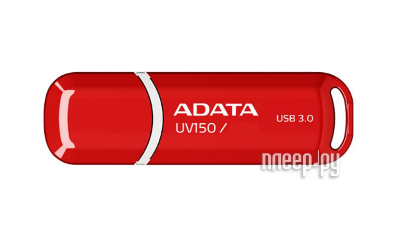 64 Gb USB3.0 A-Data DashDrive UV150 (AUV150-64G-RRD) Red