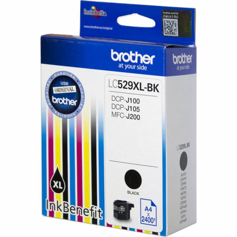 Картридж Brother LC529XLBK Black для DCP-J100/J105/J200