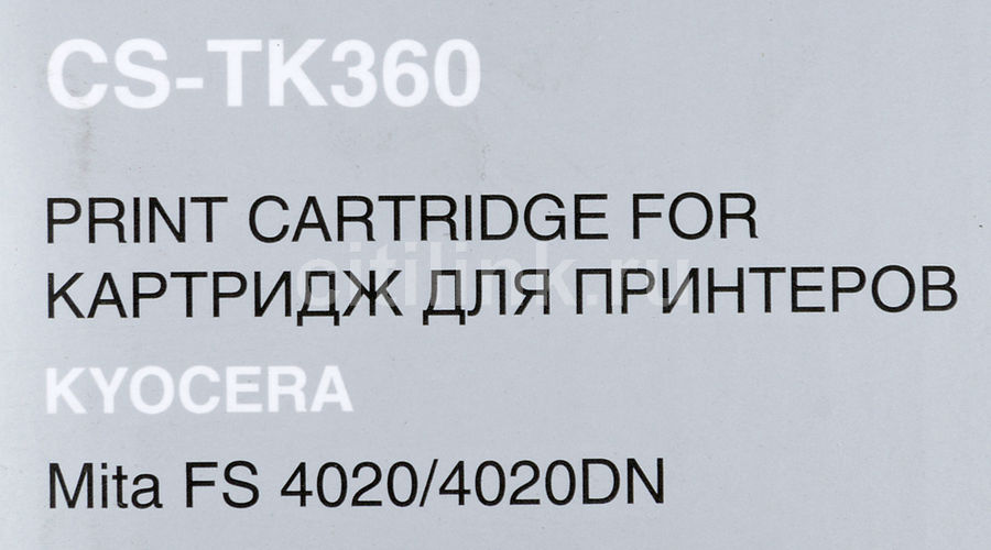 Картридж Cactus CS-TK360 Black для Mita FS 4020/4020DN