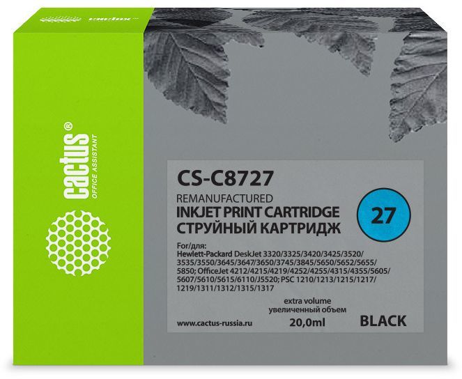 Картридж Cactus CS-C8727 Black