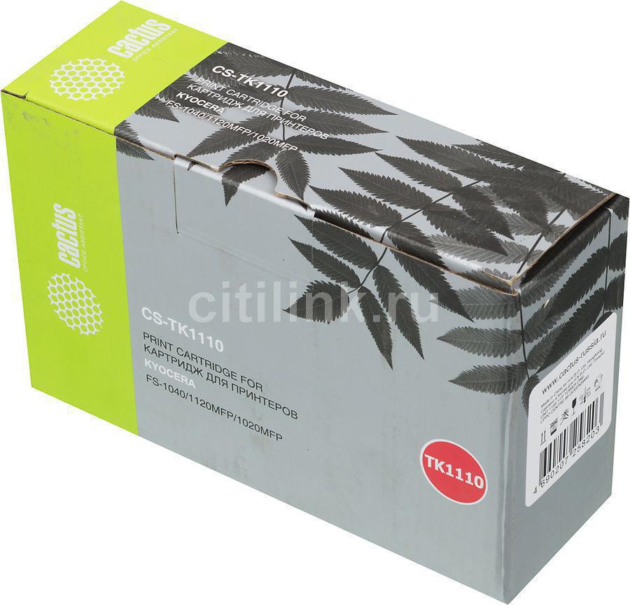 Картридж Cactus CS-TK1110BK Black для Kyocera FS 1020MFP/1040/1120MFP