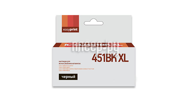 Картридж EasyPrint IC-CLI451BK XL Black для Canon PIXMA iP7240/8740/iX6840/MG5440/5540/5640/6340/6440/6640
