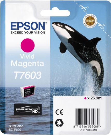 Картридж Epson T7603 C13T76034010 Magenta для SC-P600
