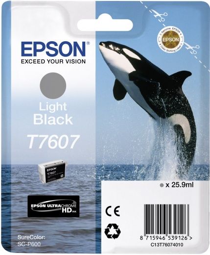 Картридж Epson T7607 C13T76074010 Light Black для SC-P600