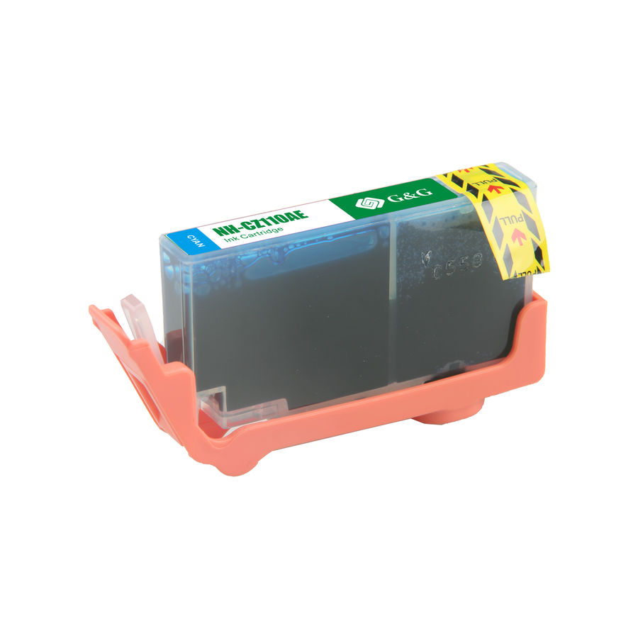 Картридж G&G NH-CZ110AE (аналог HP 655 CZ110AE) Cyan для DJ 3525/4515/4615/4525/4625/5525/6525