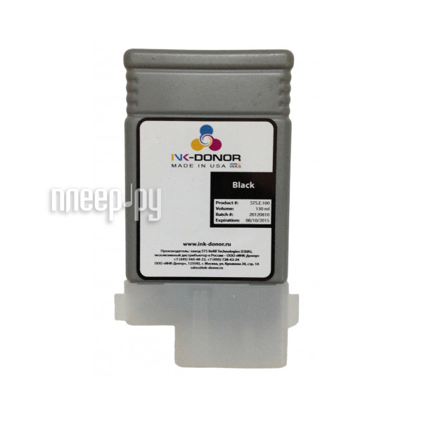 Картридж INK-Donor (аналог Canon PFI-102BK) Black INK-102BK