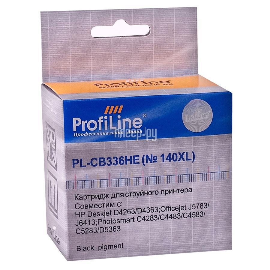 Картридж ProfiLine PL-CB336HE 140XL for HP DJ D4263/PhsmC4283/C5283/D5363/J5783 Black