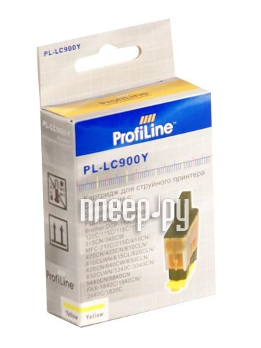 Картридж ProfiLine PL-LC900Y для Brother LC900Y DCP110C/DCP-115C/DCP-120C/115c/120c820cw/640cw Yellow