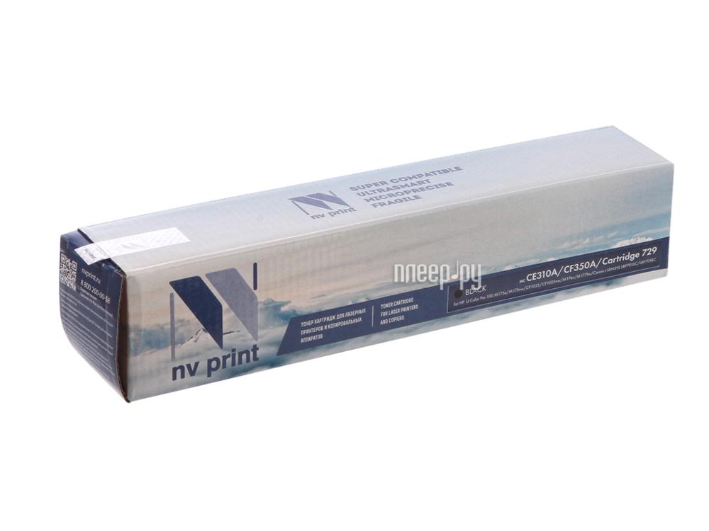 Картридж NV Print CE310A / CF350A / Canon 729 Black для LJ Color Pro 100 M175a / M175nw / CP1025nw / M176n / M177w
