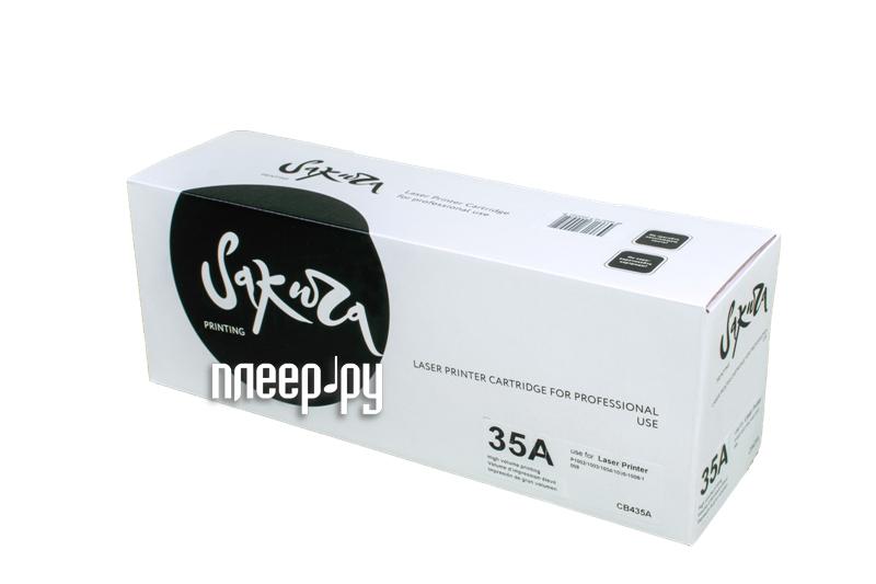 Картридж Sakura SACB435A / CB435A для HP LJ P1005/P1006 Black