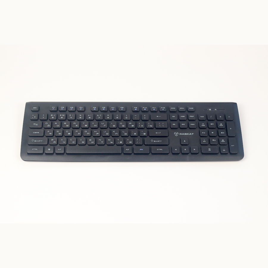 Комплект клавиатура и мышь ACD беспроводной Raskat BX6200 ACD-BX6200-RBB Клавиатура Raskat AX620 черная, 103 клавиши, ACD-BX6200-RBB защита от влаги, Мышь Raskat MX36 черная, оптическая, 1200dpi, 3 кнопки, 2.4GHz USB Nano до 10м, brown box {20} Raskat BX6200 ACD-BX6200-RBB